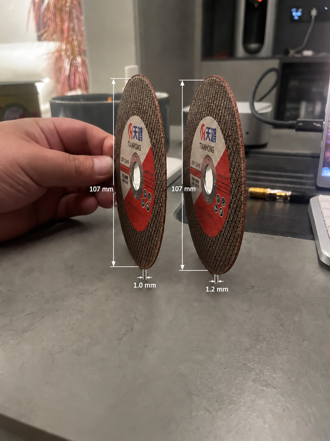 107 mm Brown Cutting Wheel